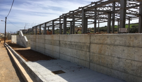 Municipality of  Rethymnon - Construction of the Perivolia indoor gym - 2017