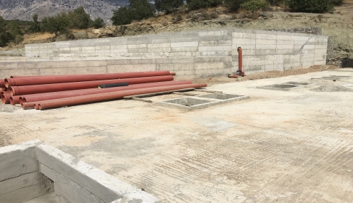 Municipality of  Festos - Wastewater treatment of  Zaros with natural systems - 2017