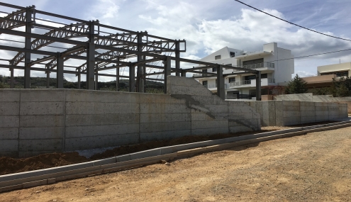 Municipality of  Rethymnon - Construction of the Perivolia indoor gym - 2017