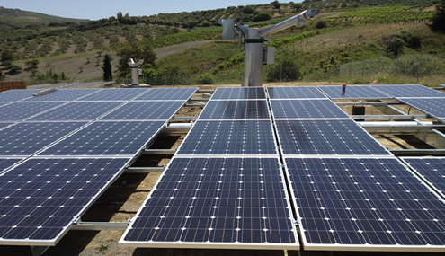 P/V station with sun-tracking 80KWp - Dretakhs G.- 2012