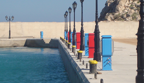 Place of refuge for pleasure crafts at Karpathos - 2006