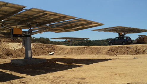 P/V station with sun-tracking 80KWp -Mak energeiaki U.P.- 2012