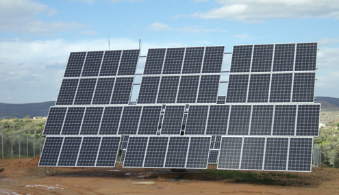 P/V station with sun-tracking 80KWp -Mak energeiaki U.P.- 2012