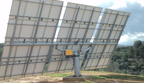 P/V station with sun-tracking 80KWp -Mak energeiaki U.P.- 2012