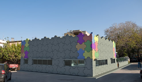 Bioclimatic nursery school in Therissos - 2010