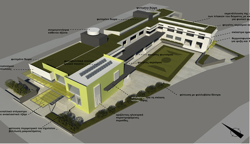 Bioclimatic building for the 52th school of Heraklion - 2010