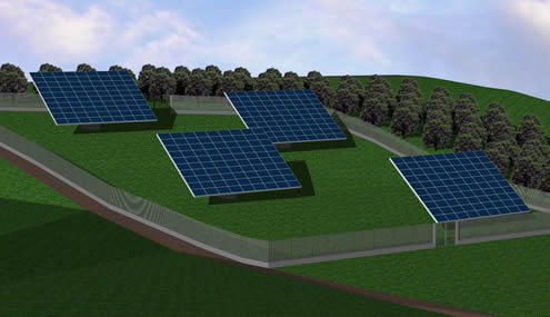 P/V station with sun-tracking system 80KWp - 2008