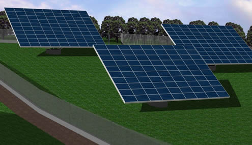 P/V station with sun-tracking system 80KWp - 2008