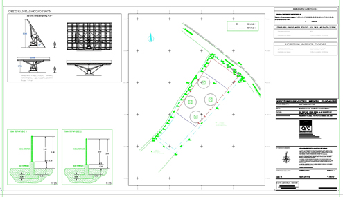 P/V Kraftwerk mit tracking system 80KWp - 2008