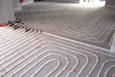Floor heating at a house in Heraklion Crete - 2005